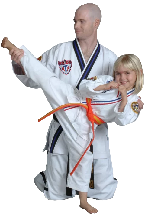 Martial Arts Instructor teaching child